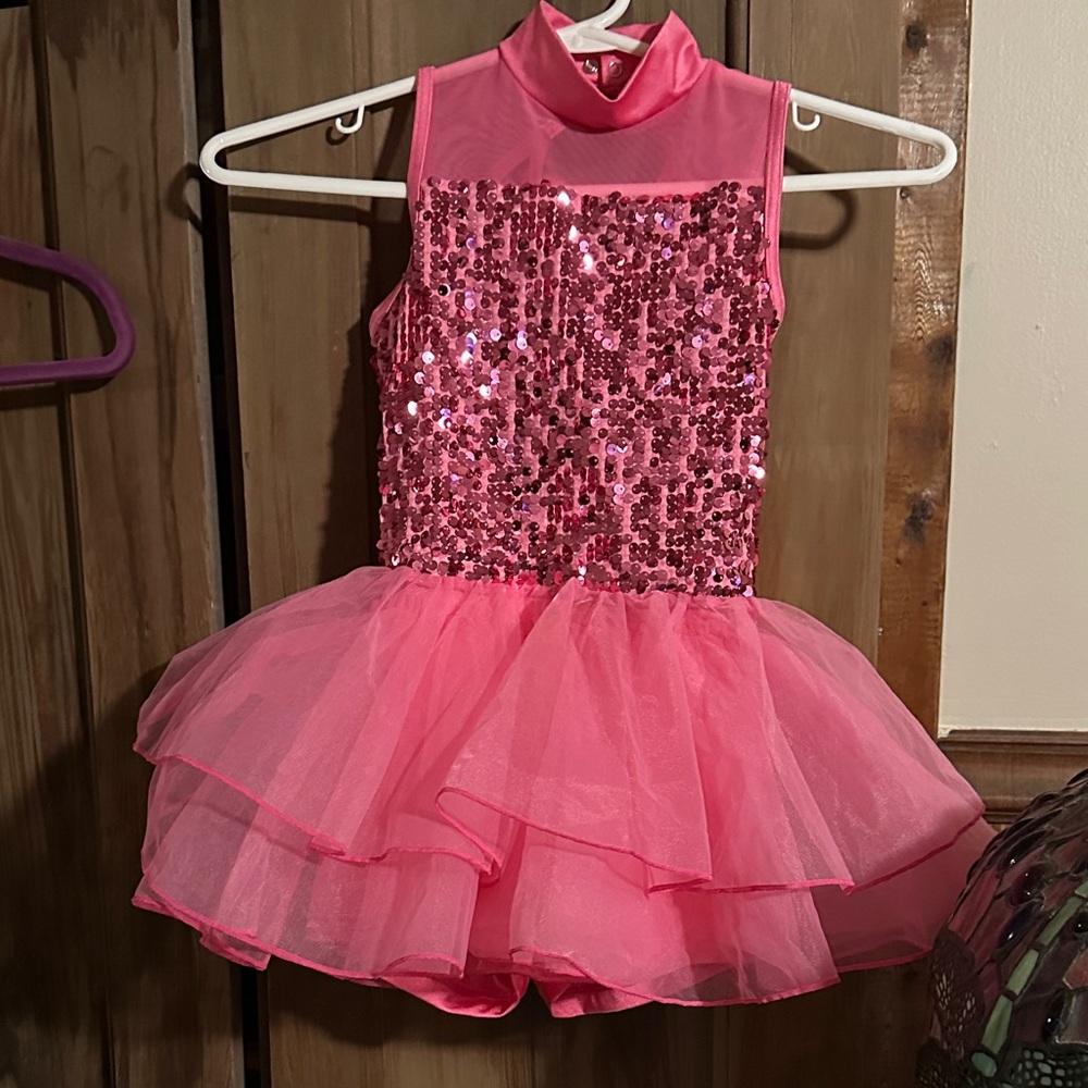 Weissman Radiant Pink Sequin Dance Costume